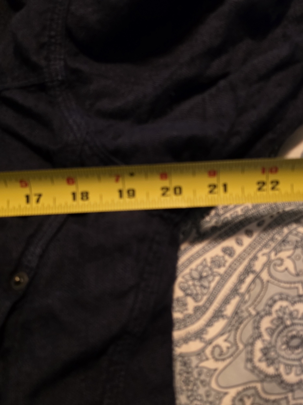 4/$67 Deal! Club Monaco Vintage Navy Blue Button-Front Bomber Jacket - Picture 10 of 12